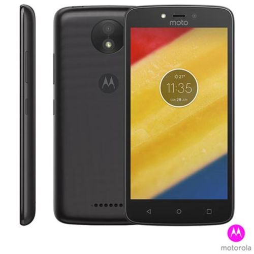 Tudo sobre 'Celular Smartphone Motorola Moto C Xt-1756 1 Sim 4G 8gb 5.0 Android 7.0 - Preto'