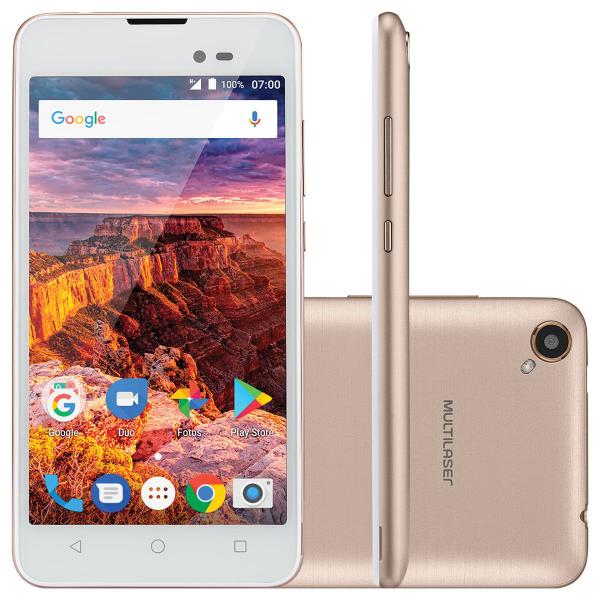 Celular Smartphone Ms50l 3g Tela 5'' 8gb Android 7.0 Dourado/branco Nb707