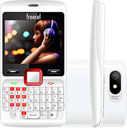 Celular Tri Chip Desbloqueado Freecel Free Style Branco 1.3MP Wi-Fi 128MB