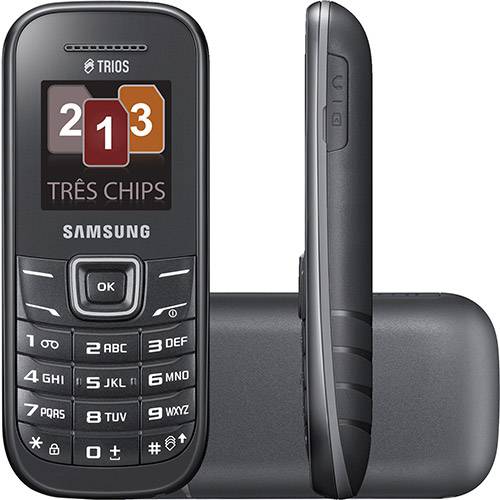 Tudo sobre 'Celular Tri Chip Samsung E1203 - Rádio FM'