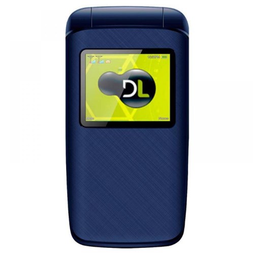 Celular YC335 DL Azul Flip Dual Chip Tela 1.8 Câmera, Rádio FM