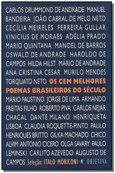 Cem Melhores Poemas Brasileiros do Século, os - Objetiva
