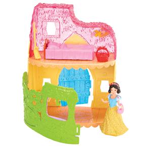 Tudo sobre 'Cenário Magiclip Mini Mattel Princesas Disney - Casa da Branca de Neve X9431/X9434'