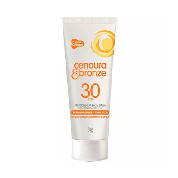 Cenoura Bronze Fps30 Protetor Solar Facial 50g