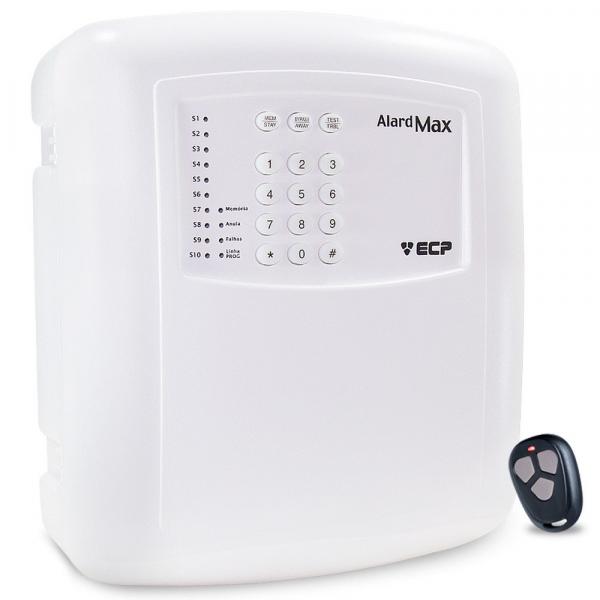 Central Alarme ECP Residencial e Comercial Alard Max 10 com Discadora DTMF