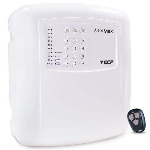 Central Alarme Residencial e Comercial Alard Max 10 com Discadora Dtmf- Ecp