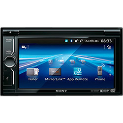 Central Multimídia Automotivo Sony XAV-602BT Tela 6,1" Bluetooth USB Auxiliar 2 Saídas RCA e Controle Remoto