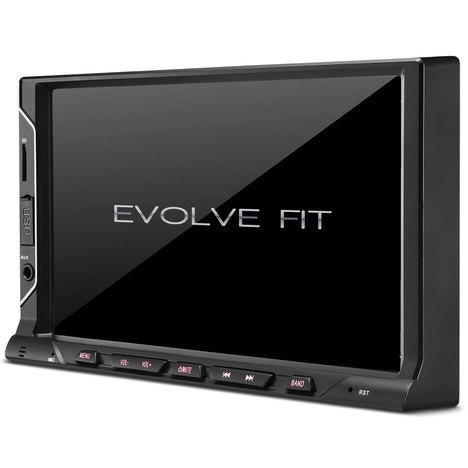 Central Multimídia Evolve Fit Tela 7' Bluetooth 35W Rms Mp5 Multilaser - P3328 P3328