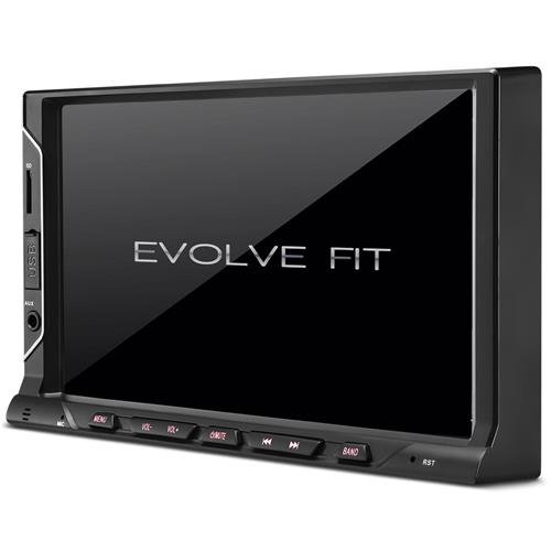 Central Multimidia Evolve Fit Tela 7" Bluetooth 35w Rms Mp5 Multilaser - P3328
