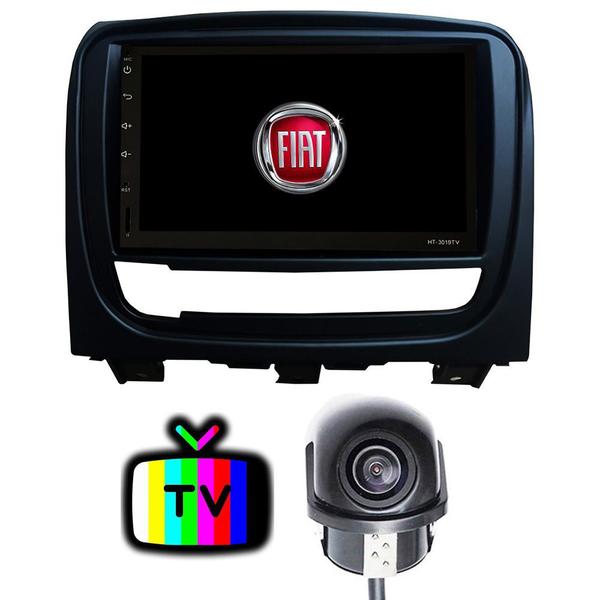 Central Multimídia MP5 TV Palio Weekend Fiat 2013 2014 2015 2016 2017 2018 - H-tech