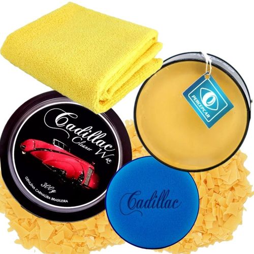Tudo sobre 'Cera Cadillac Carnaúba Cleaner Wax Limpadora + Microfibra'