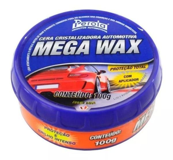 Cera Cristalizadora Mega Wax 100gr Perola 30301 - Pérola