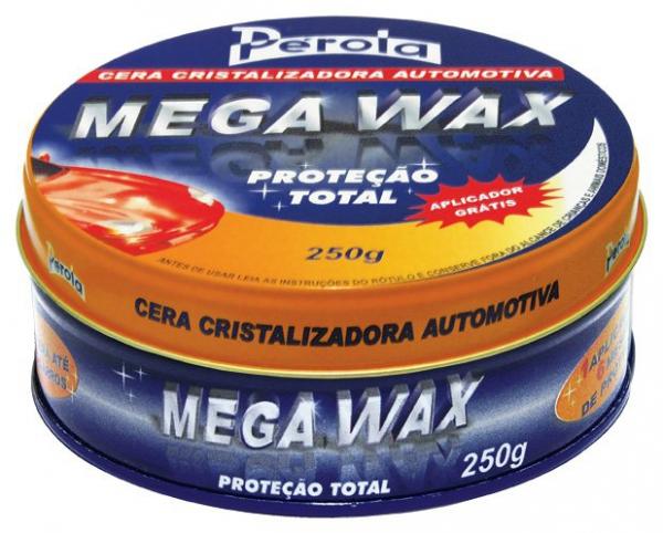 Cera Cristalizadora Mega Wax em Pasta Perola 250 G