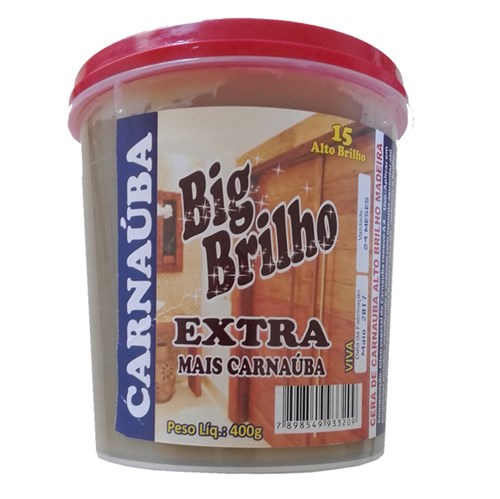 Tudo sobre 'Cera de Carnaúba Extra 400g Big Brilho'