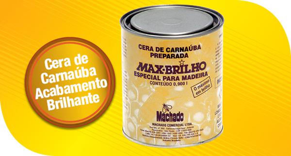 Cera de Carnauba Max-brilho 0,900ml - Machado