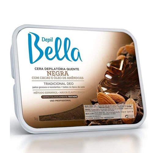 Cera Depilatória Depil Bella Negra - 1kg