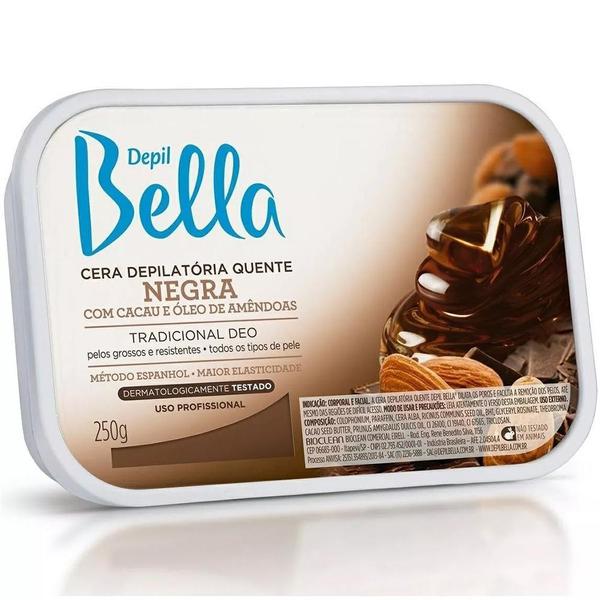 Cera Depilatória Negra Depil Bella - 250g