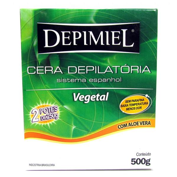 Cera Depilatória Vegetal Depimiel - 500g
