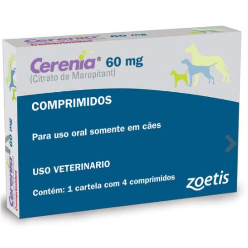 Cerenia 60mg - 4/comprimidos