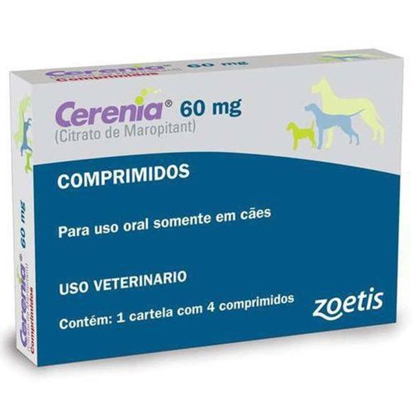 Cerenia 60mg Zoetis com 04 Comprimidos