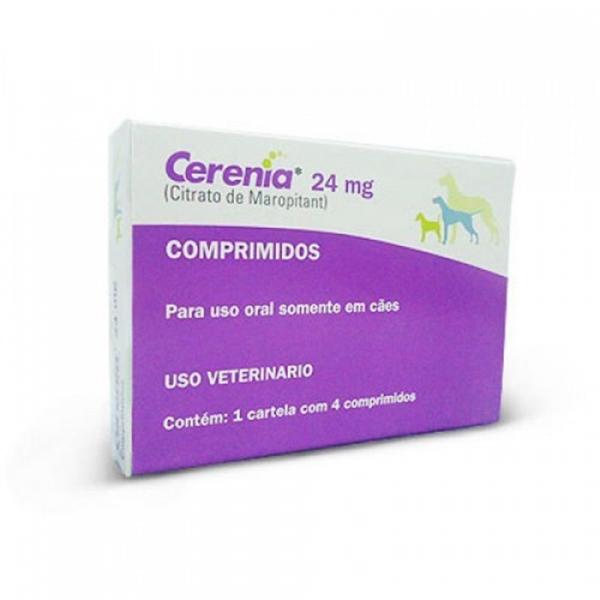 Cerenia 24mg - 4 Comprimidos - Antiemético - Zoetis