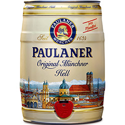 Tudo sobre 'Cerveja Alemã Paulaner Original Münchner Hell Barril 5 Litros'