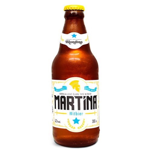 Cerveja Blondine Martina Witbier 300ml