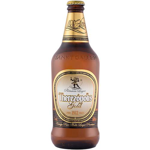 Tudo sobre 'Cerveja Brasileira Therezópolis Gold - 600ml'
