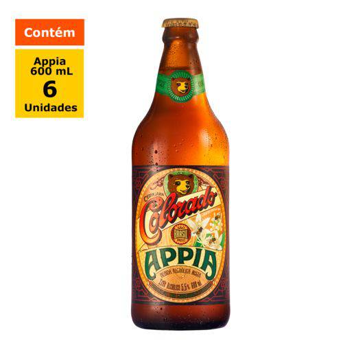 Tudo sobre 'Cerveja Colorado Appia 600ml - Caixa com 6 Unidades'