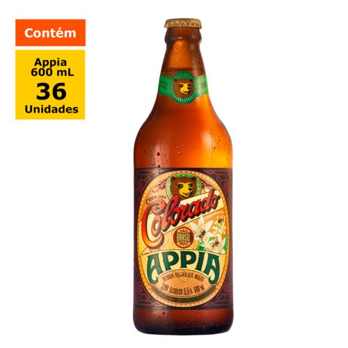 Cerveja Colorado Appia 600ml - Caixa com 36 Unidades