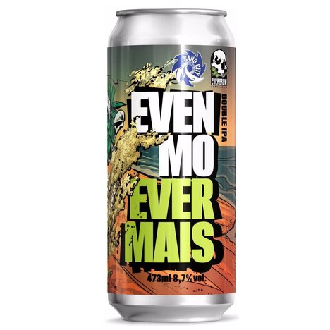 Cerveja Everbrew e Sand City Even Mo Ever Mais Double Ipa Lata - 473Ml