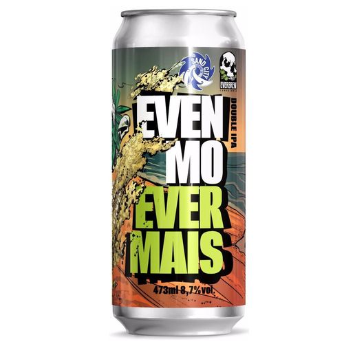 Cerveja Everbrew e Sand City Even Mo Ever Mais Double Ipa Lata - 473ml