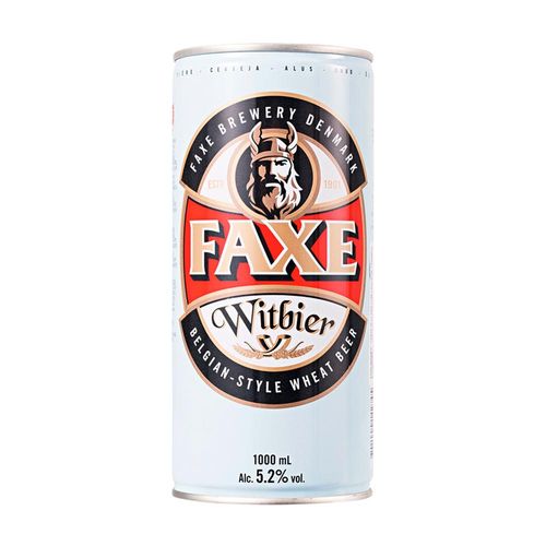 Cerveja Faxe Witbier Lata 1l