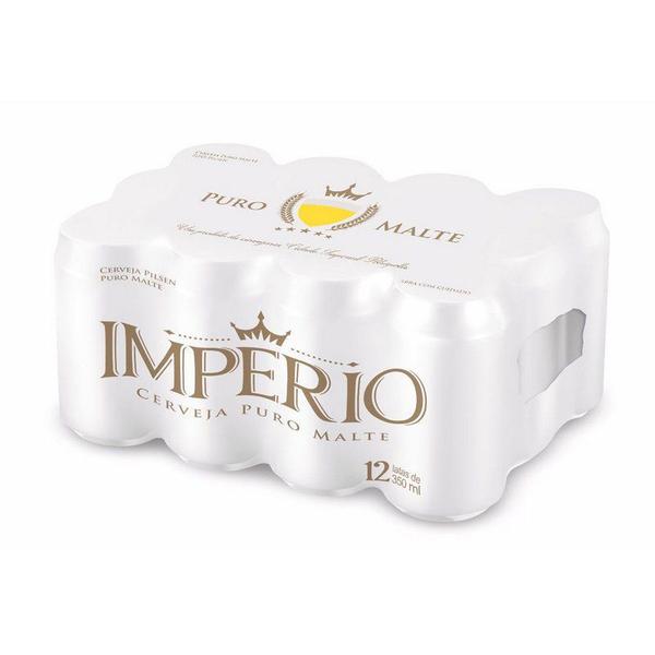 Cerveja IMPERIO Lata 350ml - Pack com 12 Unidades