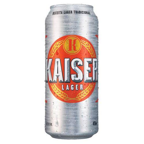 Cerveja Kaiser Lata 473 Ml Embalagem com 12 Unidades
