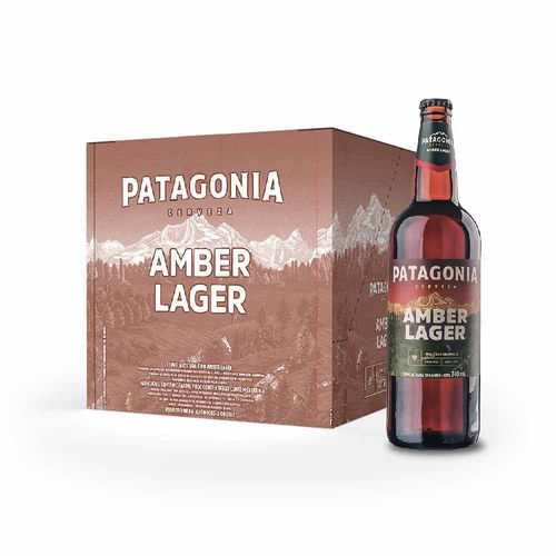Cerveja Patagonia Amber Lager 740ml - 6 Unidades Cerveja Patagonia Amber Lager 740ml - 6 Unidades