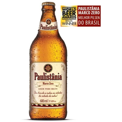 Cerveja Paulistânia 600ml Puro Malte