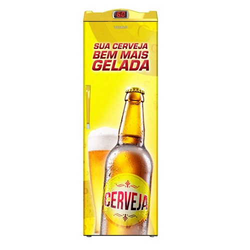Cervejeira EXPM 200L Porta Cega Amarelo Venax 220V