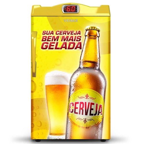 Cervejeira EXPM 100L Porta Cega Amarelo Venax 220V