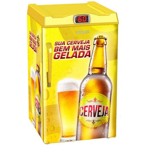 Cervejeira EXPM100 Design Exclusivo Venax - Amarela Cervejeira EXPM100 Design Exclusivo Venax Amarela - 110v