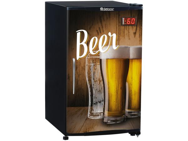 Cervejeira/Expositor de Bebidas Vertical Gelopar - Capacidade Bruta 112L Frost Free GRBA-120WD