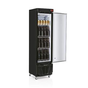 Cervejeira Porta de Vidro com LED 230L Profissional Gelopar Preto