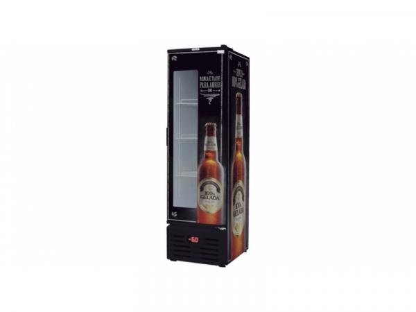Cervejeira Slim Fricon Porta de Chapa com Visor 284L 220V VCFC 284 D