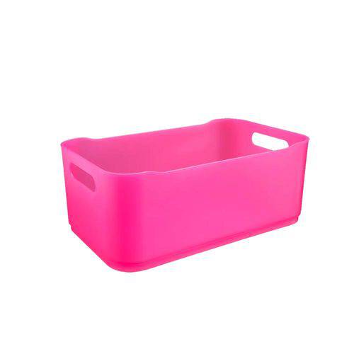 Cesta Fit Grande 30,5 X 18,5 X 12 Cm Rosa - Coza