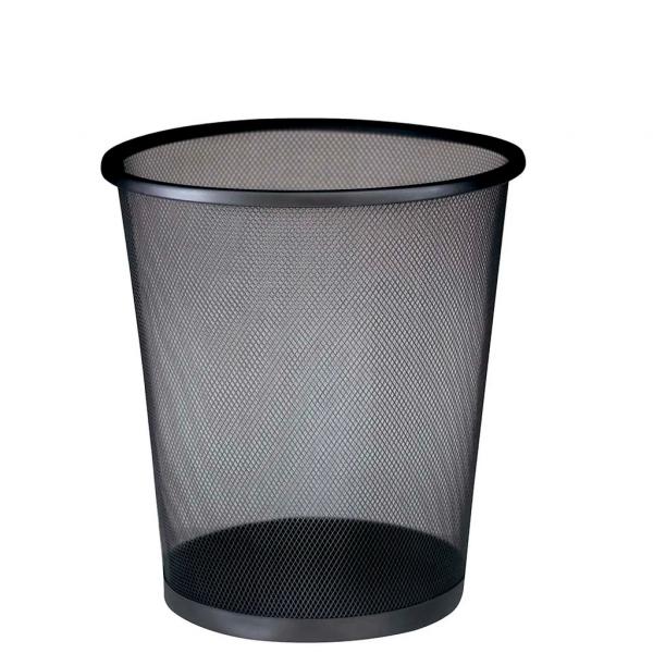 Cesto Lixo Aço Basket 11L - Mor