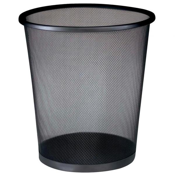 Cesto Lixo Aço Basket 16L - Mor