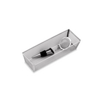 Cesto Organizador 23 X 8 X 5 Cm Brinox - Cinza