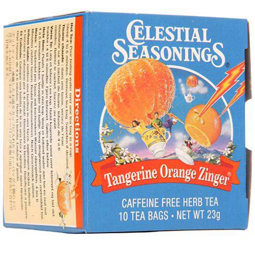 Chá Celestial Seasonings Tangerine Orange Zinger - Aurora