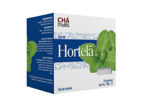 Chá de Hortelã Chá Mais 10 Sachês - 10G