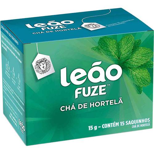 Chá Leão Fuze Hortelã (15 Saquinhos)
